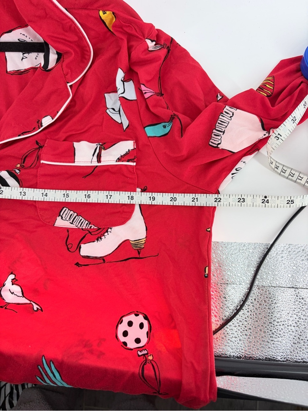 Kate Spade New York "Things We Love" Pajama Top XL Top Only - Picture 7 of 7
